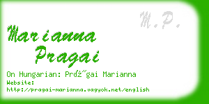 marianna pragai business card